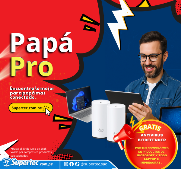 Papá Pro: Lleva un antivirus de regalo por tus compras en nuestra web.